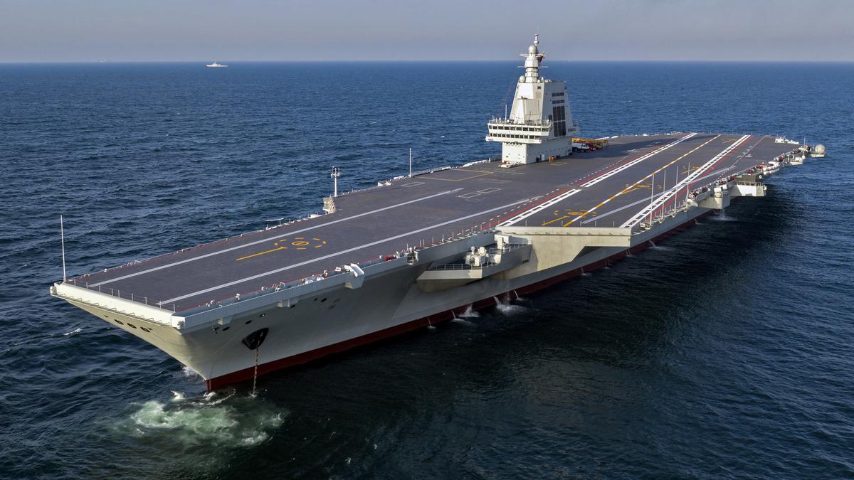China's third aircraft carrier, Fujian, completes an eight-day maiden sea trial