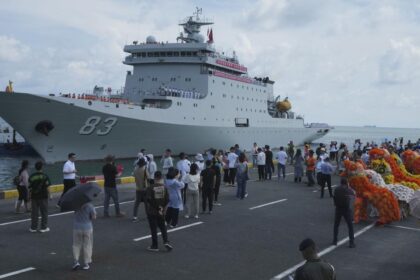 Chinese ambassador promises 'friendship' and 'cooperation' as two Chinese warships dock in Cambodia